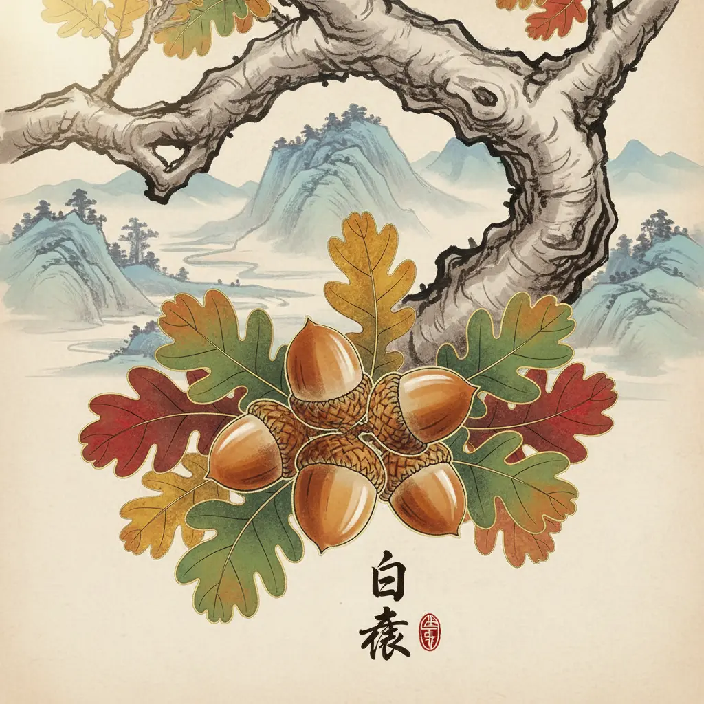 Acorns - White